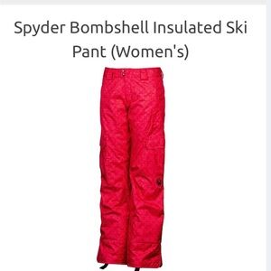 Spyder bombshell insulated ski pants